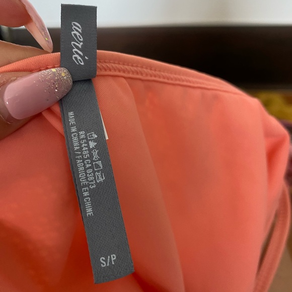 Aerie tie dye/mesh bikini top. - Picture 6 of 6